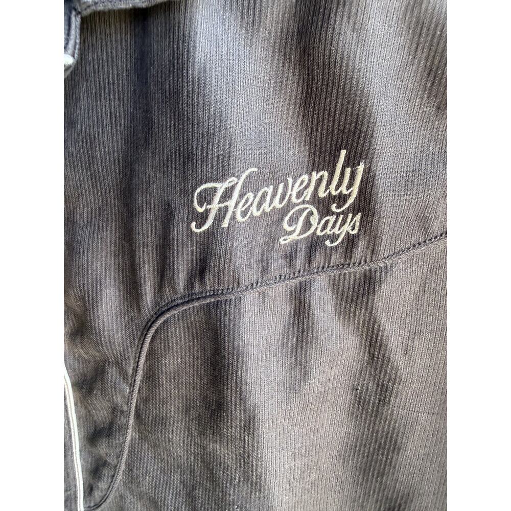 Five CM Heavenly Days Bowling Shirt Men’s Black Rockabilly Retro Embroidered L - Picture 2 of 15